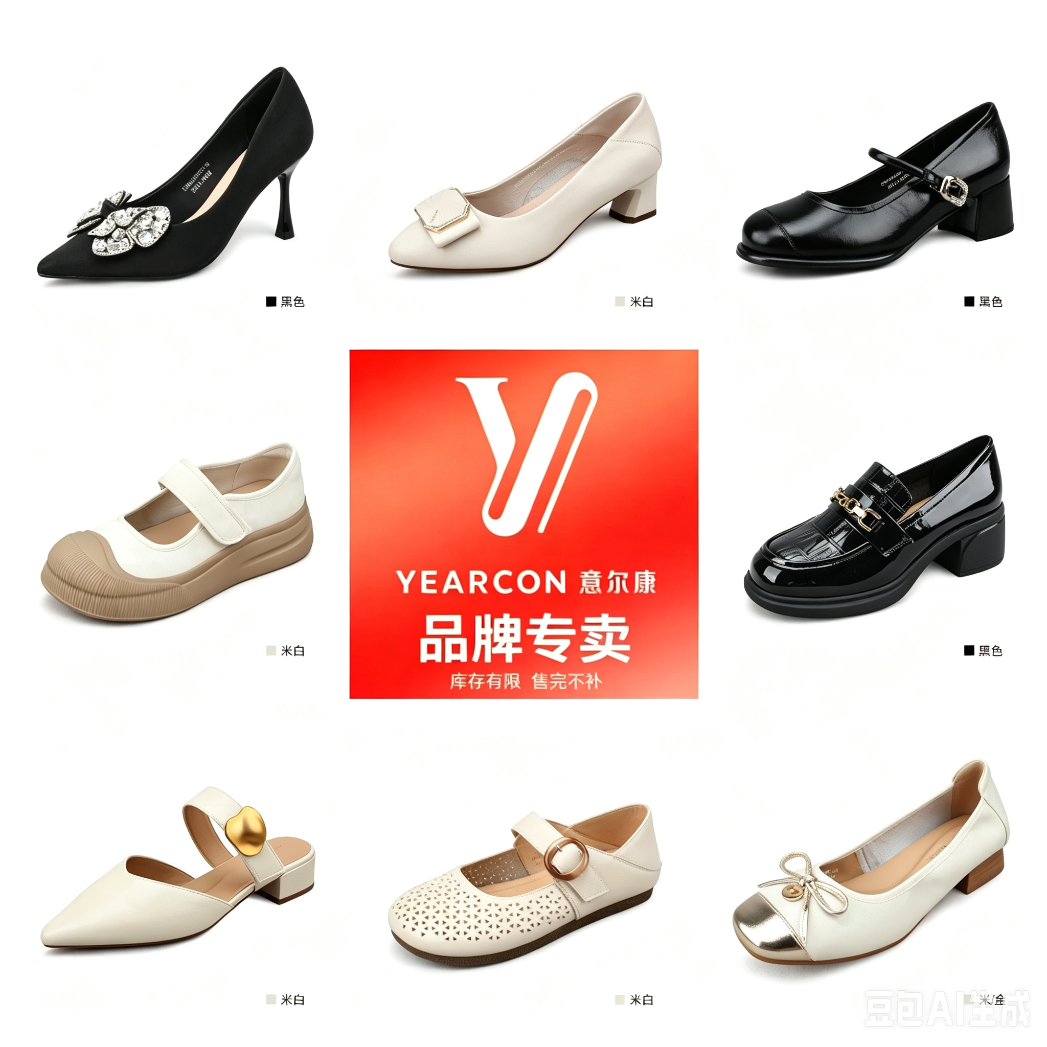 YEARCON/意尔康女单鞋福利 99元