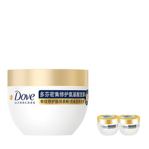 【下拉详情享优惠】多芬氨基酸小金碗发膜护发素一分钟柔顺260g