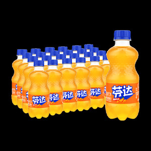 可口可乐 芬达含汽饮料迷你mini整箱橙味汽水碳酸饮料