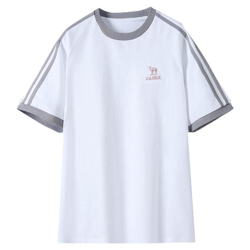 骆驼T恤女柔棉T神100%纯棉夏季圆领复古美式宽松运动休闲上衣短袖 79元