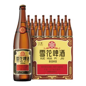 雪花啤酒经典沈阳老雪花640ml*12瓶装整箱批发12度官方旗舰店