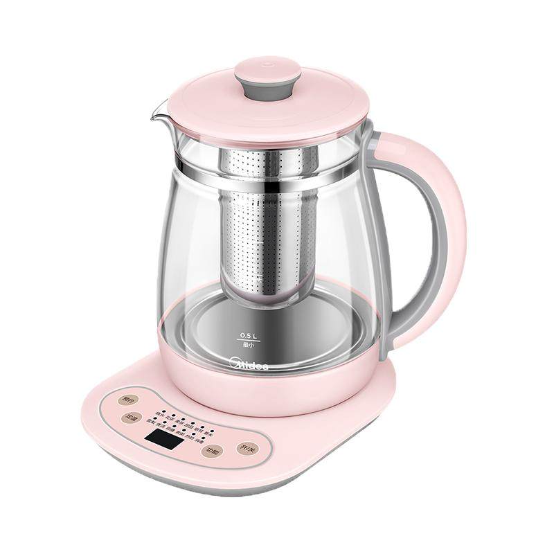 美的养生壶小型办公室炖煮一体保温家用多功能全自动煮茶器烧水壶 79元