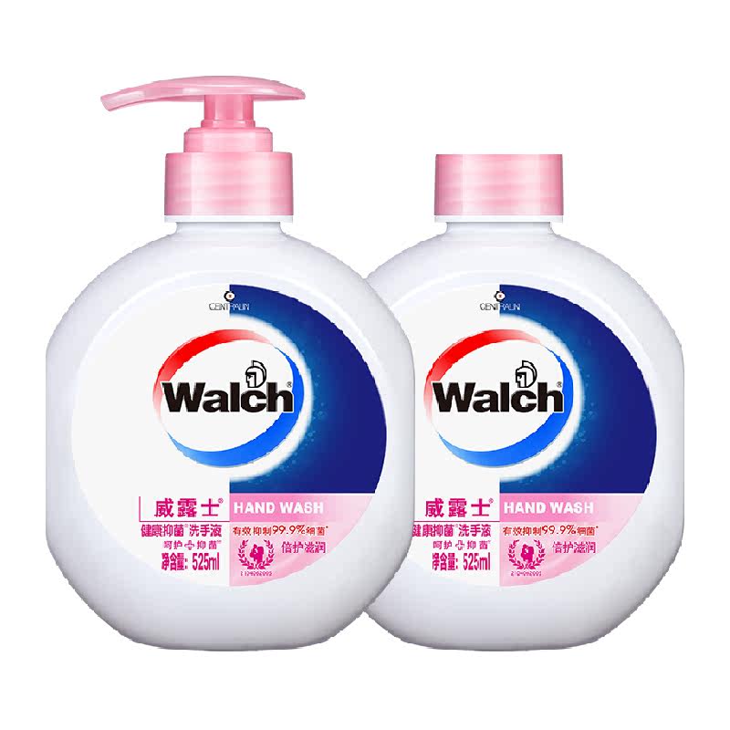 威露士健康抑菌洗手液倍护滋润525ml*2温和洁净儿童宝宝家用消毒 20.9元