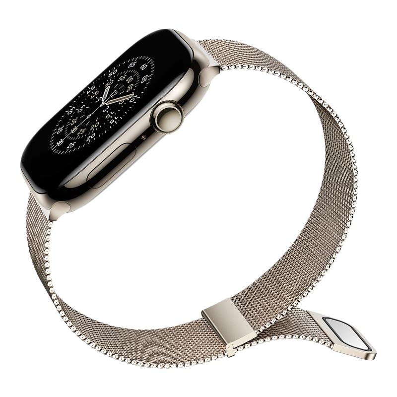 闪魔适用苹果s11磁吸手表带S10代米兰尼斯表带iwatch9表链applewatch新款s8/7/6金属回环腕带ultra3男女夏天 32.92元