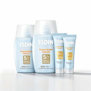 isdin怡思丁防晒霜乳水感小蓝瓶第三代高倍防紫外线清爽不粘腻