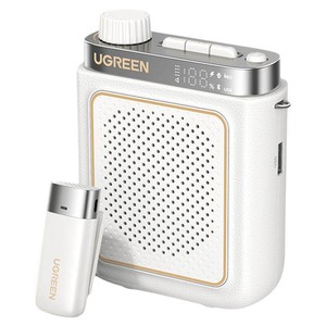 绿联V6领夹小蜜蜂扩音器教师上课专用麦克风喇叭扬声器摆摊用户外