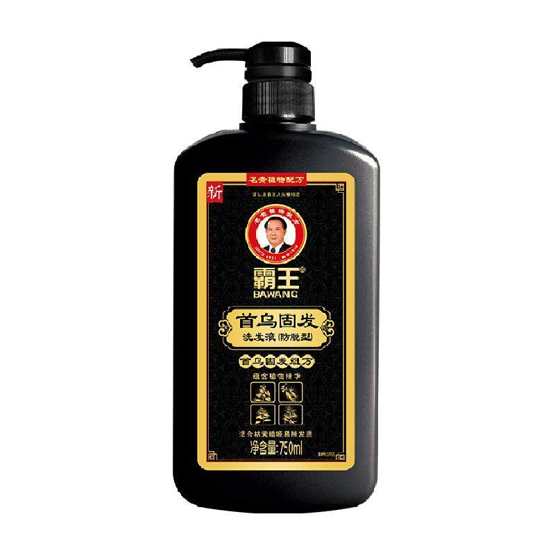 霸王首乌强韧洗发液洗发水750ml何首乌盈亮洗头膏黑芝麻控油蓬松 19元