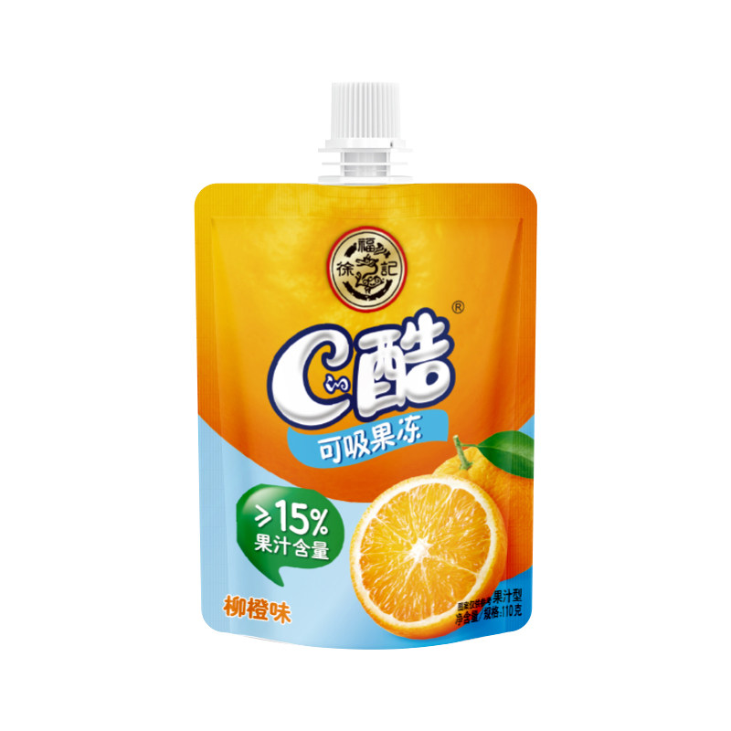 徐福记旗舰店C的酷可吸果冻110g儿童零食散装批发官方正品 12.9元