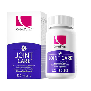 Osteoform乐力氨糖软骨素钙片骨胶原中老年护关节膝盖维骨力120片