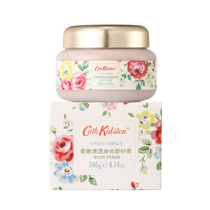 英国品牌Cath Kidston柔嫩身体磨砂膏细腻温和去角质香氛滋润保湿 24.9元