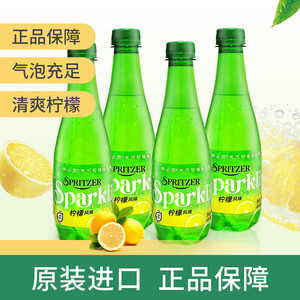 spritzer事必胜气泡水sparkling无糖马来西亚进口充气矿泉水400ml