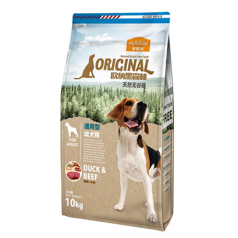 麦富迪狗粮蛋黄双拼成幼犬通用型金毛拉布拉多欧纳黑森林狗粮 129元