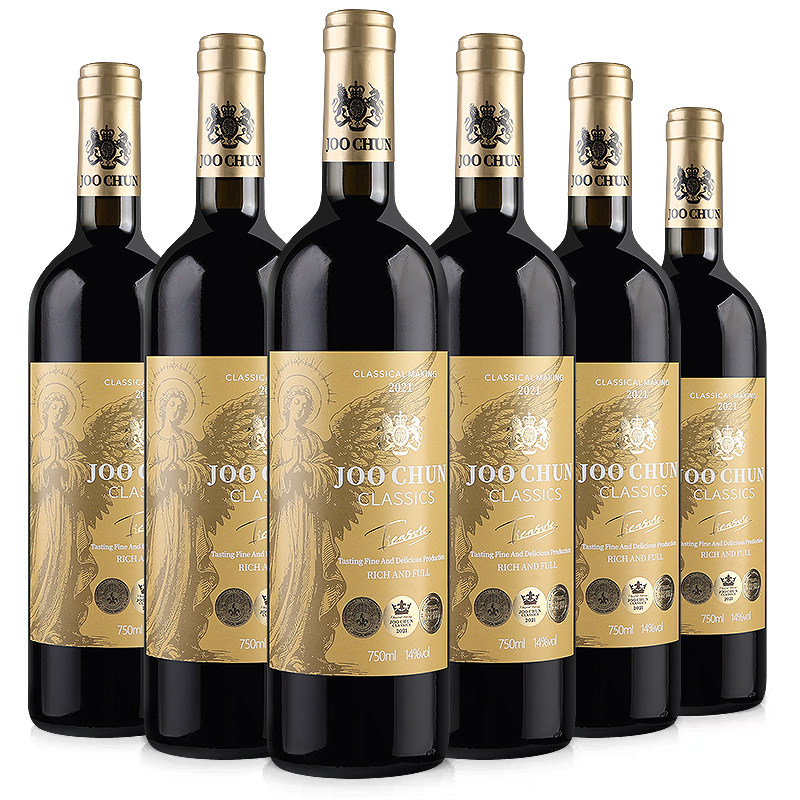 珠淳珍藏干红葡萄酒红酒整箱6瓶装14度节日送礼正品官方旗舰店！4 139元