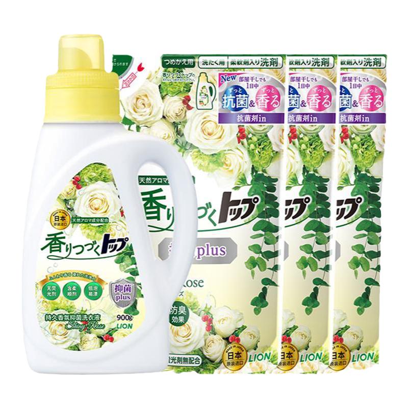 狮王纳米乐持久香氛柔顺洗衣液进口雨季屋内晾大师香氛抑菌祛霉味 71.7元