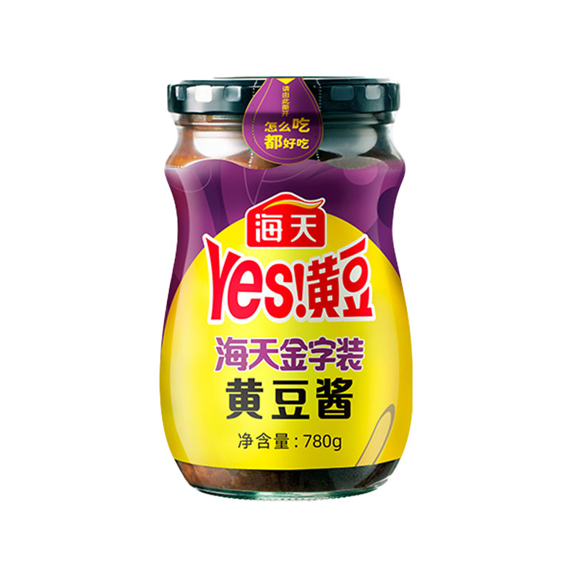 海天金字装黄豆酱780g*瓶炒菜烹饪蘸料家用调味拌饭拌面下饭酱T2 16.9元