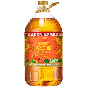 金龙鱼不油腻轻年花生油4L*1桶