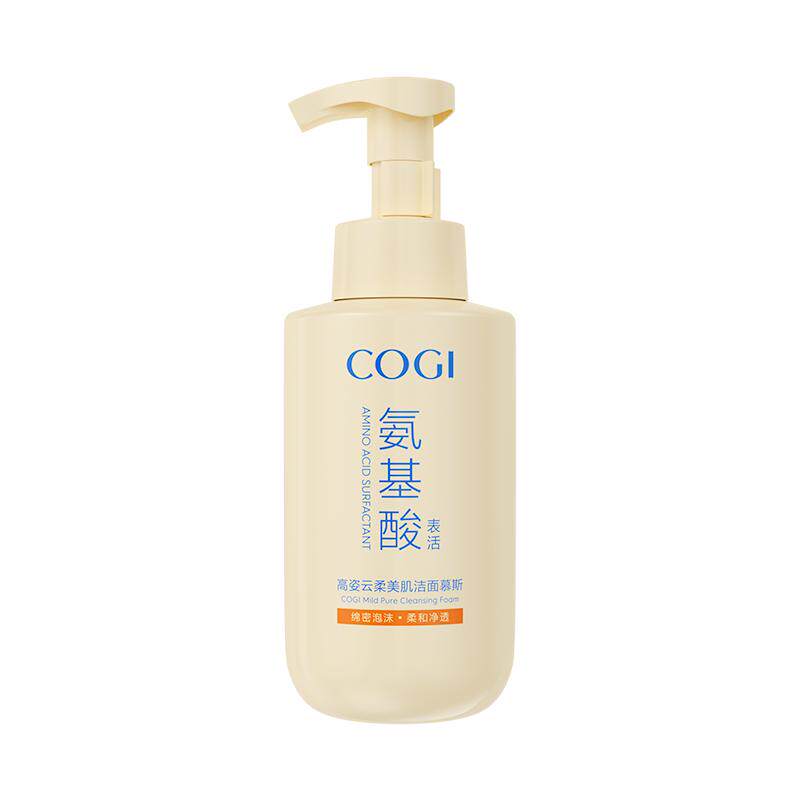高姿氨基酸洗面奶泡沫洁面慕斯女温和清洁舒缓保湿500ml 43.9元