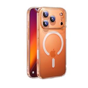 绿联适用苹果17Promax磁吸手机壳iPhone16pro透明全包+保护套新款软磨砂外壳magsafe超薄15i按键14镜头13高级