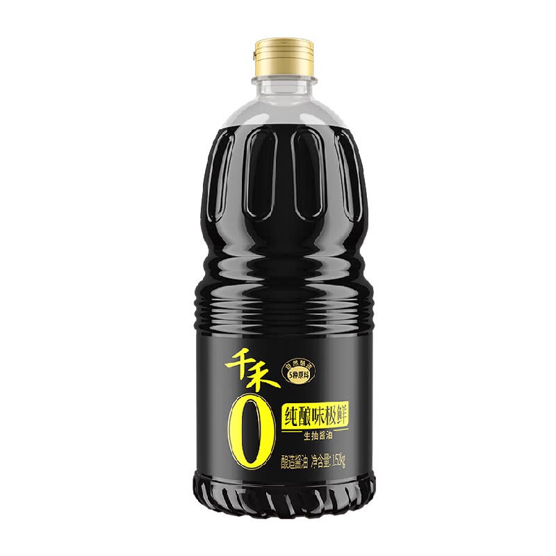 【详情优惠】千禾0生抽酱油零添加味极鲜1.52kg调料炒菜凉拌大瓶 11.9元
