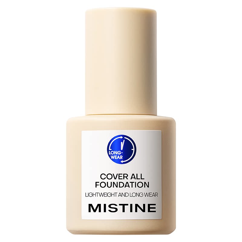 Mistine蜜丝婷小蓝盾粉底液遮瑕持久正品混油皮控油 39元