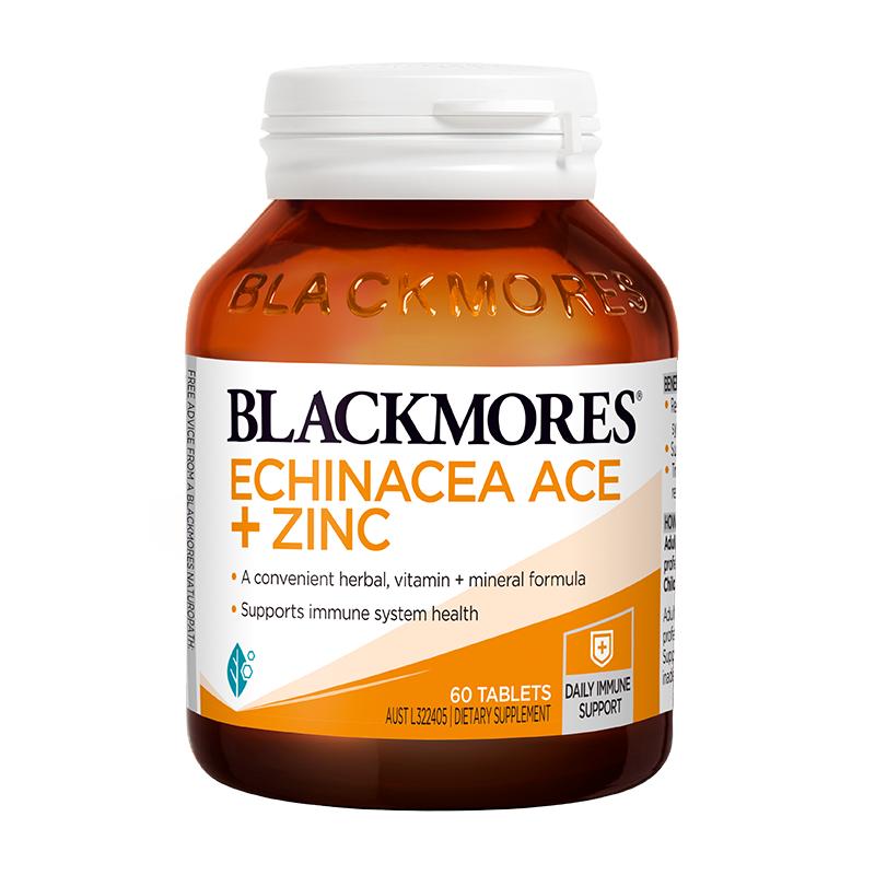 【阿里健康官方】BLACKMORES澳佳宝紫锥花精华+锌60片维生素ACE 79元