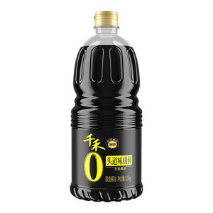 千禾0生抽酱油原鲜味极鲜1.52kg头道添加粮食酿造调味料旗舰店