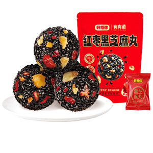 好想你红枣核桃黑芝麻丸无糖五黑养生丸非九蒸九晒枣孕妇健康零食