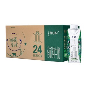 蒙牛特仑苏有机纯牛奶梦幻盖250ml*24盒营养