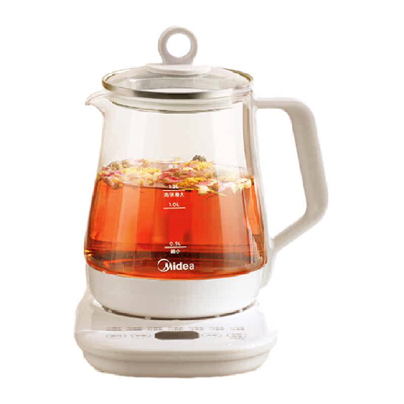 美的养生壶1.5L大容量烧水壶智能预约办公室电水壶煮茶器花茶壶 64元