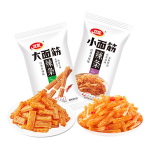 卫龙大小面筋辣条散装非油炸经典休闲解馋零食独立包装