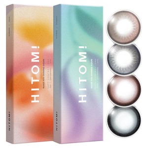 HITOMI希多蜜彩色隐形近视眼镜美瞳日抛10片小直径自然舒适一次性