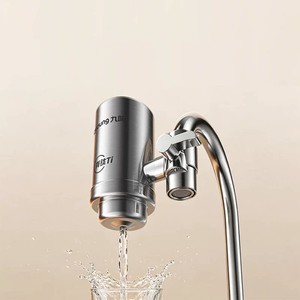 九阳净水器水龙头过滤器家用自来水滤水器直饮前置过滤器厨房有钛