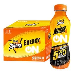 康师傅冰红茶能量功能饮料补充体能风味维生素系列420ml*12瓶