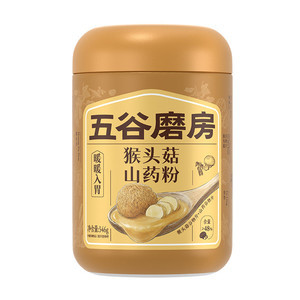 五谷磨房猴头菇山药粉茯苓淮山粉益生菌营养脾胃健康早餐饱腹米糊