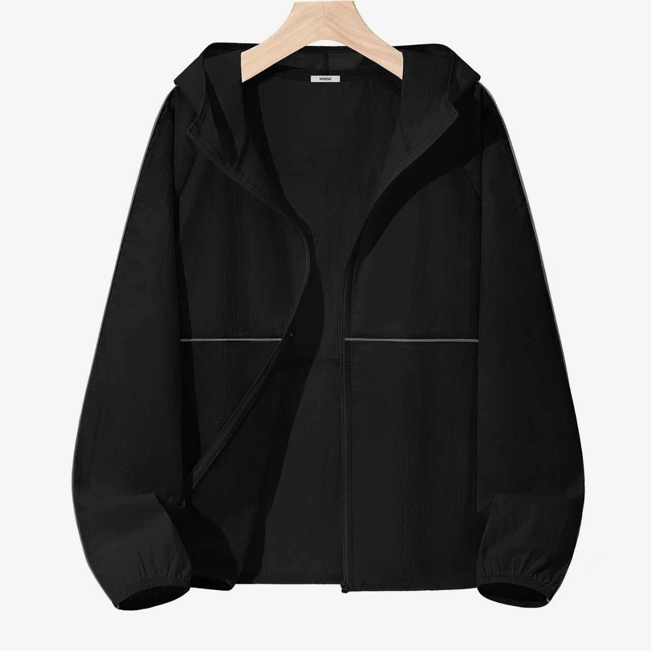 MINISO/名创优品连帽防晒服男夏季轻量化户外超薄款透气皮肤衣Y 49.9元