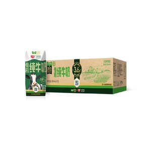 猫超臻选有机纯牛奶3.6g蛋白光明200mlX24盒包装随机