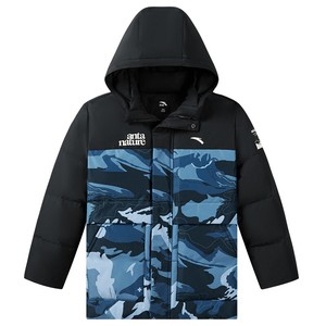 雪壳热返安踏儿童男童羽绒服三防外套2026冬季新款加厚保暖上衣