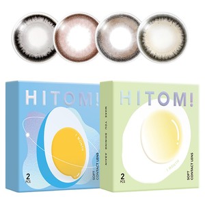 【所有女生直播间】HITOMI希多蜜美瞳月抛2片彩色隐形近视眼镜
