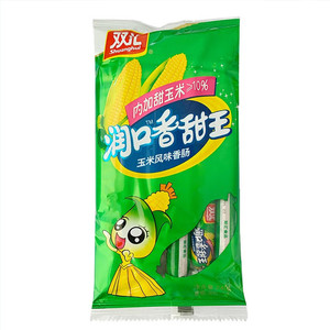 双汇润口香甜王玉米肠240g袋即食火腿肠油炸香肠烧烤肠整箱批发价