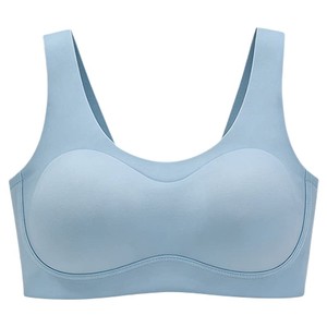猫人无尺码内衣女无痕聚拢宽肩带上托收副乳防下垂舒适透气文胸M