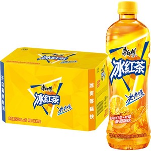 康师傅柠檬味冰红茶整箱低GI欢朋聚会分享茶饮料水饮