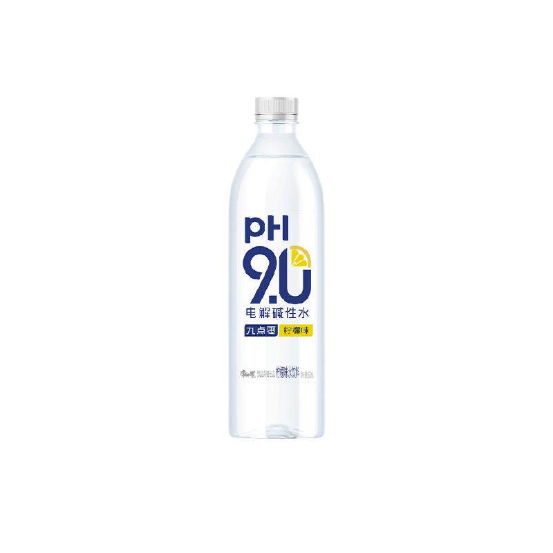 康师傅9.0电解碱性水柠檬味666ml*15瓶0脂补水饮料纯净水整箱 23.65元