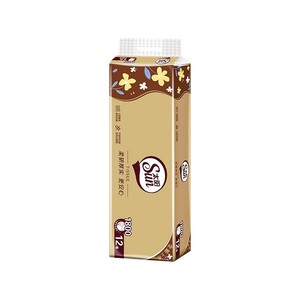 中顺洁柔出品太阳150g12卷无芯卷纸4层厚实厕纸卫生纸家用囤货装