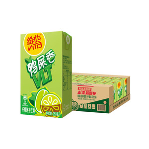 【维他 X 鹅鸭杀联名】vita鸭屎香柠檬茶柠檬味茶饮料250ml*24盒