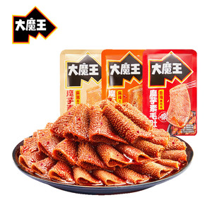 盐津铺子大魔王素毛肚六必居麻酱味小零食休闲食品辣爽魔芋解馋