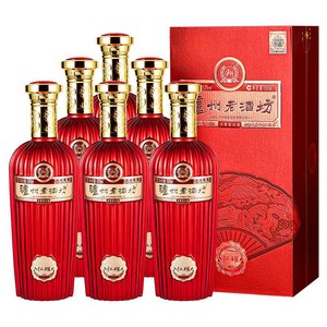 官方正品 泸州老窖老酒坊红耀52度500ml瓶 浓香型白酒宴席送礼袋