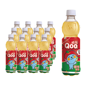 可口可乐美汁源「酷儿Qoo」苹果汁果汁果味饮料瓶装整箱解渴饮品