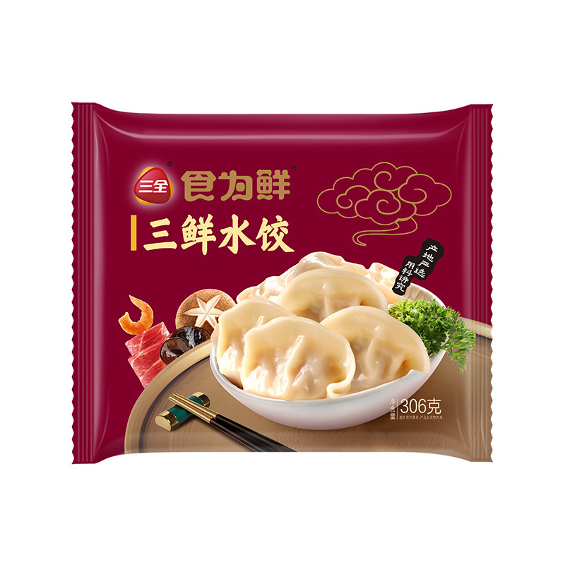【任选10件包邮】三全水饺速食早餐包点馅饼速冻饺子馄饨云吞抄手 59.9元