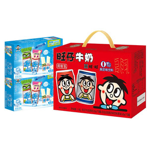 旺旺旺仔O泡组合（儿童牛奶+O泡果奶）加冻痴组套学生儿童早餐奶