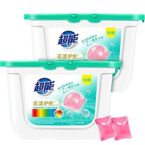 【肖战同款】超能花漾护色洗衣凝珠香味持久防串色100颗旗舰店